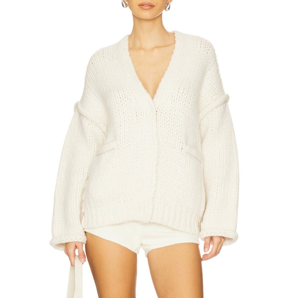 Lunya Cozy Knit Cardigan Sweater